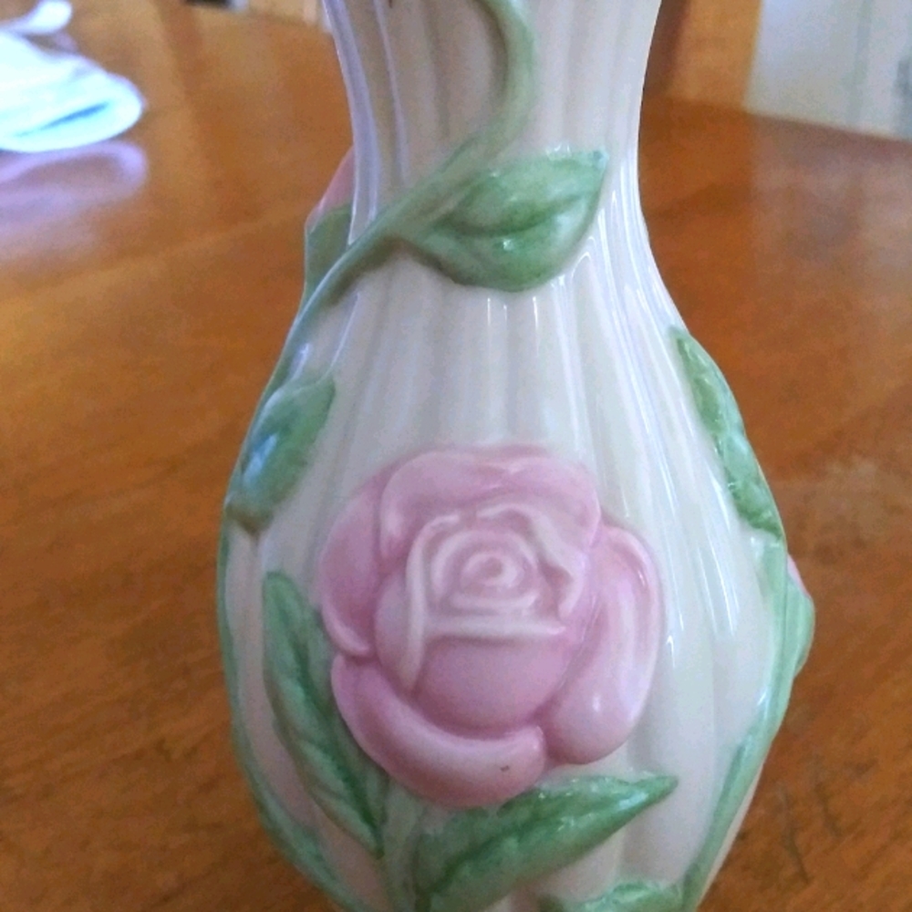 Lenox Iris pattern bud vase.